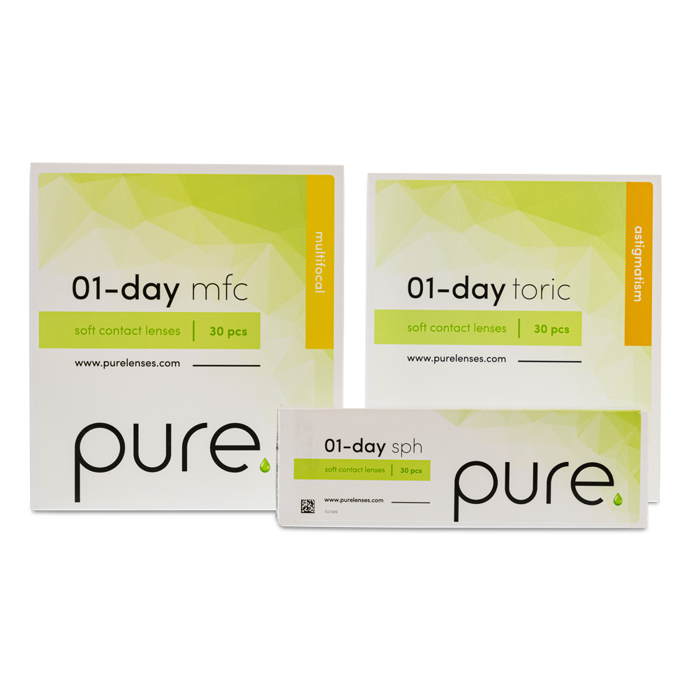 Pure 01-day sph contact lenses